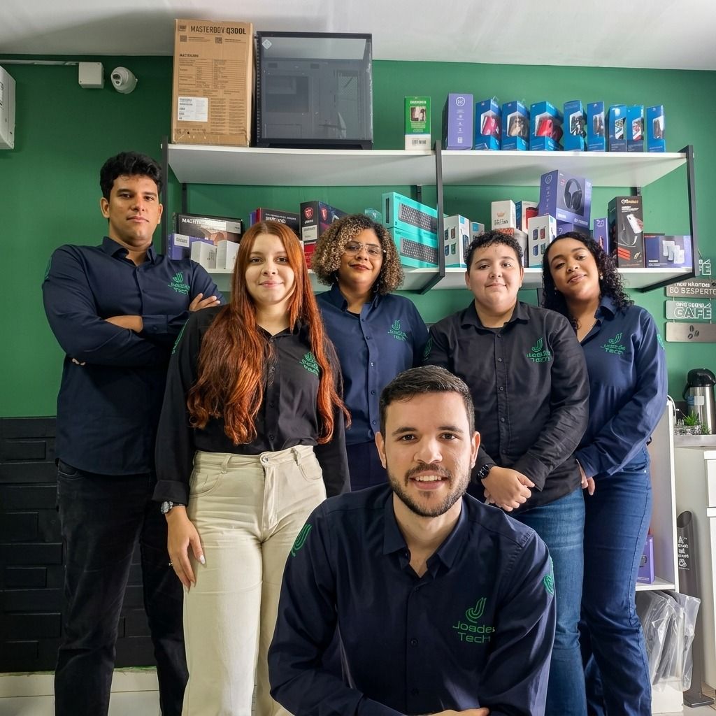 Equipe da Joadetech na loja
